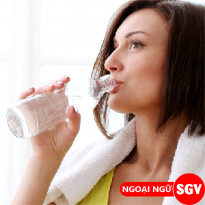 Tôi muốn uống nước tiếng Anh là gì, SGV