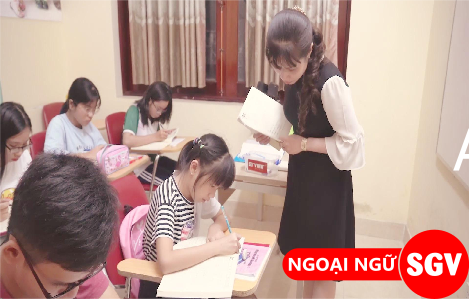 SGV, trung tâm SGV dạy tiếng Anh cho học sinh tiểu học quận Tân Phú