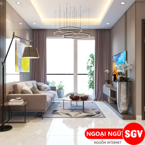 SGV, Từ vựng tiếng Anh trong nhà