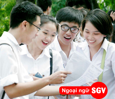 SGV, Tuyển sinh tiếng Anh là gì