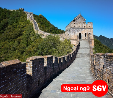 Visa đoàn Trung Quốc, ngoại ngữ SGV