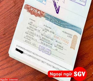 Xin visa du học Hàn Quốc mất bao lâu, ngoại ngữ SGV