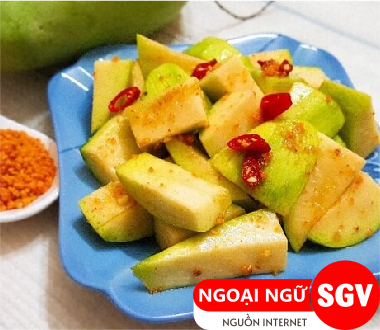 Xoài lắc tiếng Anh là gì, SGV